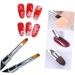 MAGICLULU 3 Sets Nail Set Stainless Salon De Pro Women Nail Extension Set Nail Art Clip Gel Kit for Nails Lengthening Nail Tips Clip Nail Clip Manicure Nail Piece Tool Abs White - Buy Online on GoSupps.com