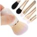 Buy Makeup Brush Set for Women - Portable Nanofiber Cosmetic Brushes - Ideal for Travel & Face Makeup - 10.6x5cm White - Buy Online on GoSupps.com