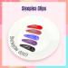 6Pcs 5CM Snap Hair Clips in School Colours - Purple Hair Accessories for Girls & Women - Buy Online on GoSupps.com