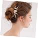 Ipetboom Bridal Headpiece Women Hairpin Bridal Wedding Tiara Wedding Hair Comb Crystal Headpiece Wedding Headpiece Bride Hair Accessories Pearl Bridal Tiara - Buy Online on GoSupps.com