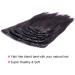 Anrosa Yaki Hair Clip in Yaki Hair Extensions Clip in Human Hair Yaki Hair Clip in Extensions for African American Yaki Straight Clip ins Natural Hair Thick Volume Natural Black 1B 10 inch 120 Gram 25.40 cm natural black - Buy Online on GoSupps.com