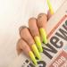 Sethain Glossy Glitter False Nails Green Fake Nail Rhinestone Long Full Cover Coffin Press on Nails for Women and Girls (Green Shade) - Buy Online on GoSupps.com