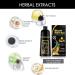 Instant Black Hair Shampoo Gray Hair Dye Shampoo 3 in 1 Natural Black Hair Dye Shampoo for Men and Women(Natural Black) - Buy Online on GoSupps.com