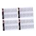 Didiseaon 4pcs Eyebrow Stickers Eyebrow Sticker Brown Decal Stickers Stick on Eyebrow Tool 6d Cosmetic Hair