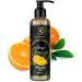 Massage Oil Orange 200ml - Relaxing Blend of Almond Grape Seed Jojoba & Rosemary Oils - All Skin Types - International Shipping Available - Buy Online on GoSupps.com