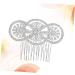 POPETPOP Wedding Headpiece Tiara Rhinestone Hairpin Bridal Headdress Bridal Hair Comb Hair up European and American Bride - Buy Online on GoSupps.com