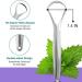 Lutiore Stainless Steel Tongue Scraper - Reusable Metal Cleaner Brush for Fresh Breath | Eco-Friendly Oral Care - Buy Online on GoSupps.com