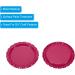 PATIKIL 1 Inch Flat Decorative Bottle Caps 50 Pack Craft Bottle Pendant Trays Double Sides Printed for DIY Pendants Craft Scrapbooks Rose Red - Buy Online on GoSupps.com