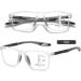 BILIZA Ultralight Multifocus Reading Glasses - Progressive Anti Blue Light Glasses for Men & Women - 1.0x Clear Multifocal Computer Readers - Buy Online on GoSupps.com