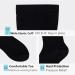 Zingo Wide Calf Compression Stockings for Women & Men - 2 Pairs Extra Large Supportive Socks (20-25 mmHg) for Nurses Running Pregnancy & Travel - Reduce Swelling & Pain - XXX Large - 4 Couples Black - Buy Online on GoSupps.com