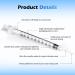 1ml 29 Gauge Syringes 1cc 1/2 Inch 13mm Lab Disposable Syringe for Refilling or Dispensing, Pack of 100 - Buy Online on GoSupps.com