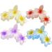 Fovolat Flower Shape Claw Clip | Girls Cute Hair Claw Clips Flower Shape - Thin Thick Curly Hair Clips Beach Hair Accessories Strong Hold for Dating Traveling - Buy Online on GoSupps.com