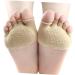 FRCOLOR 2 Pairs of Football Protection Half Sock Happy Feet Socks Toe Alignment Ball Large Washable Light Effects Fingerless Socks Forefoot Pad Toe Socks Gel Sole Pad Women - Buy Online on GoSupps.com