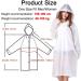 Cosowe Reusable Rain Ponchos for Adults - 2 Pack Emergency Raincoats with Hood and Drawstring - White - Buy Online on GoSupps.com
