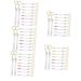 Mipcase Lash Extension Supplies 50 pcs Lash with Wands Tubes Eyelash Mascara Women Crystal Girl Mascarades Test for