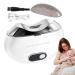 Fingernail Cutters for Seniors | Safety Fingernail Trimmer | Nail Scraps Storage Clipper Rechargeable LCD Digital Display Clipper Light & 3 Speeds for Children Seniors White