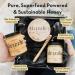 Drizzle Golden Raw Honey - Unfiltered and Unprocessed - Rich in Nutrients and Beneficial Enzymes - Notes of Dandelion Mint and Caramel - 100% Raw Pure Honey - Gluten-Free Paleo-Friendly (Pack of 2) 500g Golden Raw 500 g (Pack of 2) - Buy Online on GoSupps.com