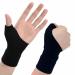 Wrist Thumb Arthritis Gloves (2Pcs)  Elastic Compression Sleeves Fingerless Glove with Gel Pad for Arthritis Tendonitis Carpal Tunnel Rheumatoid Typing  Breathable Compression Gloves for Women & Men