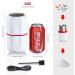 Electric Pill Crusher Grinder for Small or Large Pills - Stainless Steel Blades, White - Buy Online on GoSupps.com