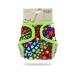 Petit Lulu Cloth Nappy Wrap | One Size (11-35.2 lbs) | Snaps | Washable Diaper Wrap | Cloth Nappies | Made in Europe (Rainbow Stars)