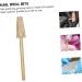 Nail Polisher Nail Art Nail Polishing Bits Portable Nail Gel Polishing Head Nail Drill Head Nail File Head Nail File Bits Tool Manicure Tools Tungsten Steel Exfoliating 4x0.5cm golden - Buy Online on GoSupps.com