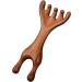 Peigne en bois de santal Grattoir nasal en bois de cerf Grattoir nasal en bois de santal tendance en bois de cerf dents larges Peigne grenouille en bois de cerf - Buy Online on GoSupps.com