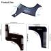 SIGNAMIO 3 Pack Beard Shaper Tool with Comb for Men - Home and Salon Use, Black, 3-Pc Set - Buy Online on GoSupps.com