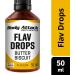 Buy Body Attack Flav Drops 4x50ml - Sugar-Free Butter Biscuit Flavor Vegan Zero Calories Made in Germany - Buy Online on GoSupps.com