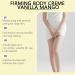 VKaoess Vanilla Firming Body Cream Skin Tightening & Smoothing Lotion for Women Moisturizing Dry Skin on Arms Legs Neck AntiSagging Appearance Support for All Skin 100g 3 Shares - Buy Online on GoSupps.com