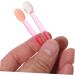 Mipcase 100pcs Eye Shadow Stick Eyeliner Brush Cosmetic Dual-ended Woman Emulsion Lip Brush Disposable Pink 7.5x0.5cm Pink - Buy Online on GoSupps.com