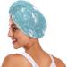 Little Blue Dolphins Hair Towel 2 Pack - Super Absorbent Quick Dry Hair Turbans for Women & Girls - Buy Online on GoSupps.com