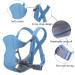 Xiuyer Ergonomic Breathable Baby Carrier | 3-in-1 Front and Back Adjustable Sling Carrier for Newborns & Toddlers in Blue - Buy Online on GoSupps.com
