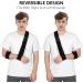 Adjustable Padded Arm Sling for Shoulder Injury - Adult Shoulder Support for Fixation of Joint Dislocation, Post-Operative Care, and Arm Fractures - Black - Buy Online on GoSupps.com