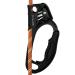 S.E.PEAK Hand Ascender CE Certified Strong Rappelling Gear Equipment with Ergonomic Rubber Handle for Rock Climbing Tree Arborist, Climbing Rescue Caving, Mountaineering, 813MM Rope, Right/Left Hand Black-Right hand