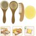LUOZZY Silicone Baby Hair Brush and Comb Set - Gentle Bath Brush for Babies - Buy Online on GoSupps.com
