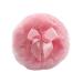 Toseky Furry Powder Puff Ultra Soft Round Makeup Powder Puff with Ribbon Bow Body Powder Applicator for Baby Kid Adult Makeup Tool for Home & Travel Pink