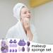 Beauty Sponge Blender | Makeup Puff Sponge Set | Portable Concealer Sponge Facial Makeup Tools for Blending Foundation Cream Purple - Buy Online on GoSupps.com
