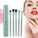 5pcs Portable Cosmetic Brush Set - Green Eye Shadow & Foundation Makeup Tools - International Shipping Available - Buy Online on GoSupps.com