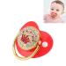 Ultra-Light Soft Silicone Baby Pacifier for Newborns | Shiny Red Pacifiers for 6-18 Month Infants & Breastfed Babies - Buy Online on GoSupps.com