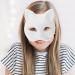 DIY Animal Masks - 2 Pack Cat Monkey & Fox Masks for Cosplay & Christmas | Paintable Masquerade Accessories - Buy Online on GoSupps.com