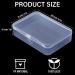 30 Pcs Small Clear Plastic Beads Storage Containers Box - Mini Square Containers for Jewelry & Craft Supplies - 4.1 x 3 x 1 Inches - Buy Online on GoSupps.com