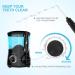 Turewell Electric Oral Shower - Professional Mouth Shower with 10 Adjustable Water Pressures 600ml Capacity & 8 Nozzle Tips (Black) - International Shipping Available - Buy Online on GoSupps.com