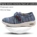 GSFY Women's Diabetic Shoes Wide Width Edema Shoes with Adjustable Closure - Blue Grey (Size 10) - Buy Online on GoSupps.com