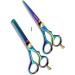 Hair Cutting Scissors Kits 6 Stainless Steel Hairdressing Shears Set Thinning Texturizing Scissors Professional Barber Salon Use or Home - Buy Online on GoSupps.com
