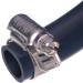 Blagdon Flexible Reinforced Pond Tubing 4.57m (15ft) x 12mm (1/2) - Smooth-bore PVC, Includes 2 Stainless Steel Hose Clamps - Black - Buy Online on GoSupps.com