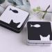 VOSAREA 2Pcs Cat & Fish Pattern Contact Lens Travel Bag | Stylish Lens Box for Women & Girls | Black & White Design - Shop Now! - Buy Online on GoSupps.com