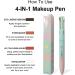 4 In 1 Makeup Pen Portable Makeup Pencil Multi Functional Eyeliner Cosmetic Pencil Makeup Beauty Pencil Eyebrow Pencil Makeup Pencil - Buy Online on GoSupps.com
