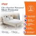 Cheer Collection Waterproof Sheet Protector & Incontinence Pad - 34 x 52 - Absorbent for Adults, Children, and Pets - Buy Online on GoSupps.com