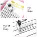 Buy 6D-D0.07-15 Short Stem Eyelash Extensions - 0.07 D Curl Volume Eyelashes - Finished Compartments for Stunning Looks - Buy Online on GoSupps.com