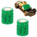 2pc Sizzler Short Chasis 1.2V 1/3AA NiMH 300mAh Flat Top Rechargeable Battery For NIGHT RIDING SIZZLERS AND SIZZLERS II MANTIS MATCHBOX HOTLINE TRAINS EARTH SHAKERS AND CHOPCYCLES